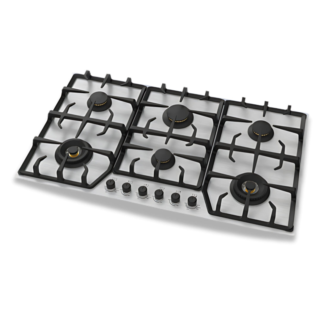 6 Burner Stainless Steel